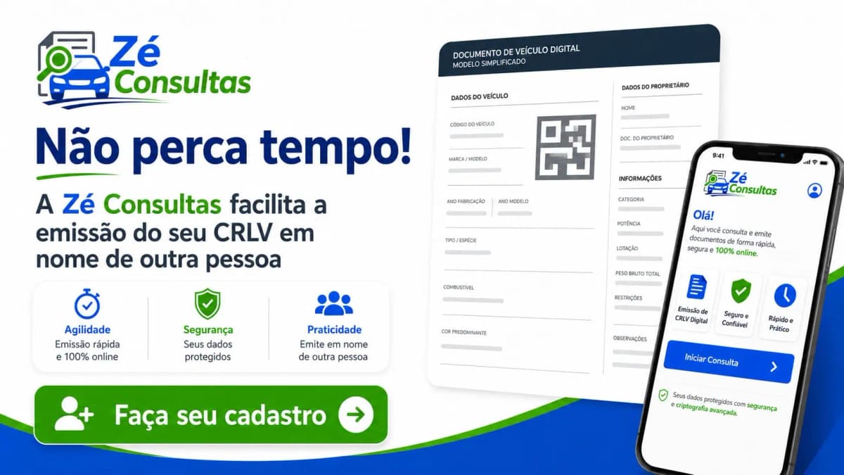CRLV em nome de outra pessoa
